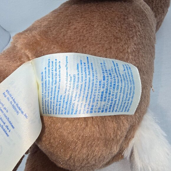 Build-A-Bear Workshop Brown Bunny Plush 16" Soft Toy With Yellow Belly & Ears - Picture 9 of 13